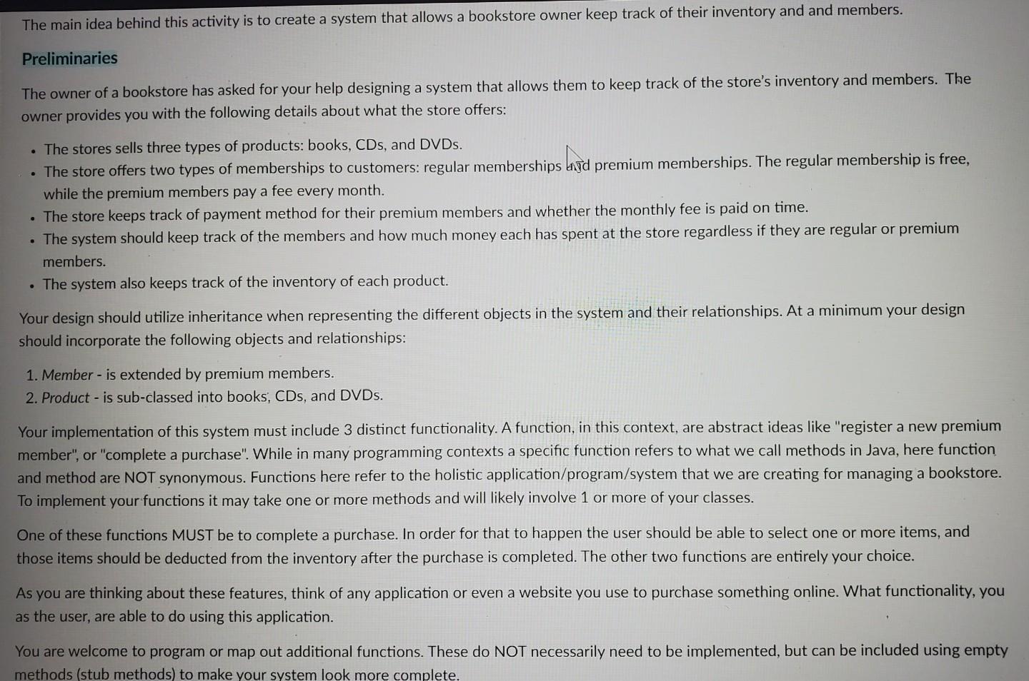 Part C Implementation and Test Harness (15 points)