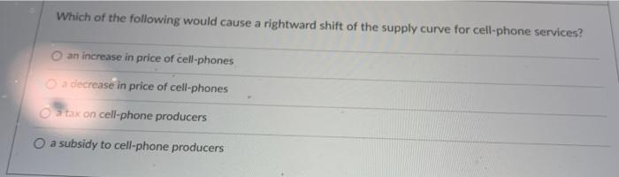 Solved Which of the following will cause a decrease in | Chegg.com