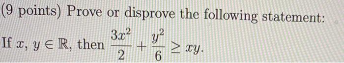 Solved prove or disprove , Full proof , True or false | Chegg.com