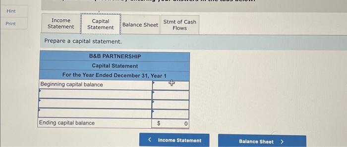 Solved Prepare a capital statement.Problem: Module 3 | Chegg.com