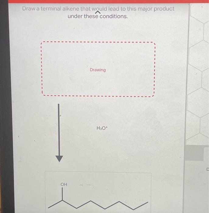 Solved Draw the major product of this reaction. Ignore any | Chegg.com