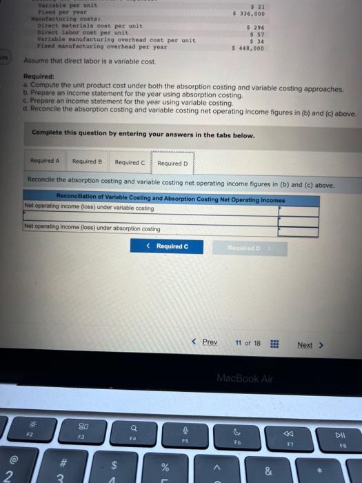 Solved The Dorset Corporation produces and selis a single
