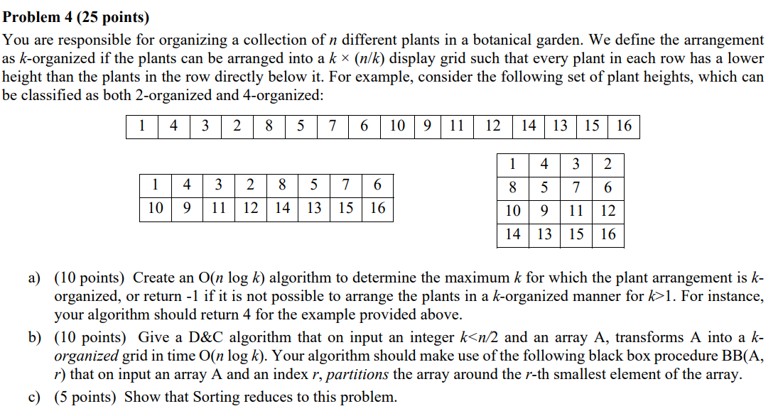 Solved Problem 4 ( 25 ﻿points) ﻿You are responsible for | Chegg.com