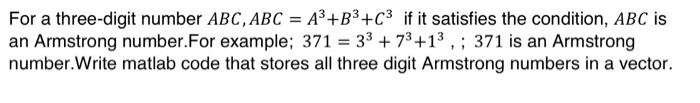 the general form of three digit number abc is