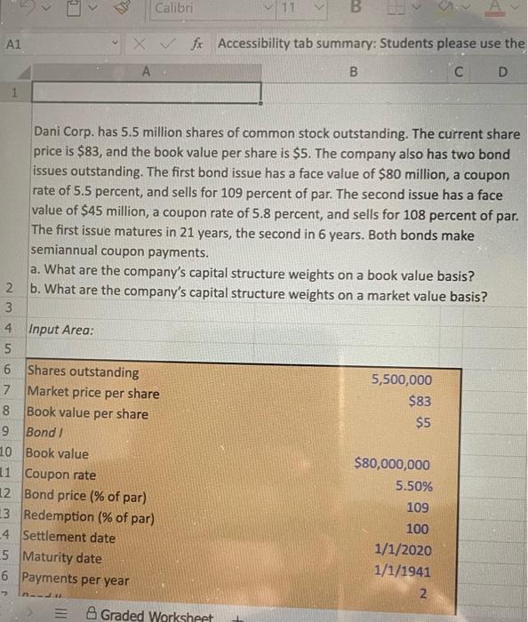 Solved Please answer the full question with the excel | Chegg.com