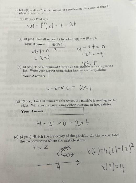 Solved 163 3 Study Guide 3-28.22 Calculus ! Books and notes | Chegg.com