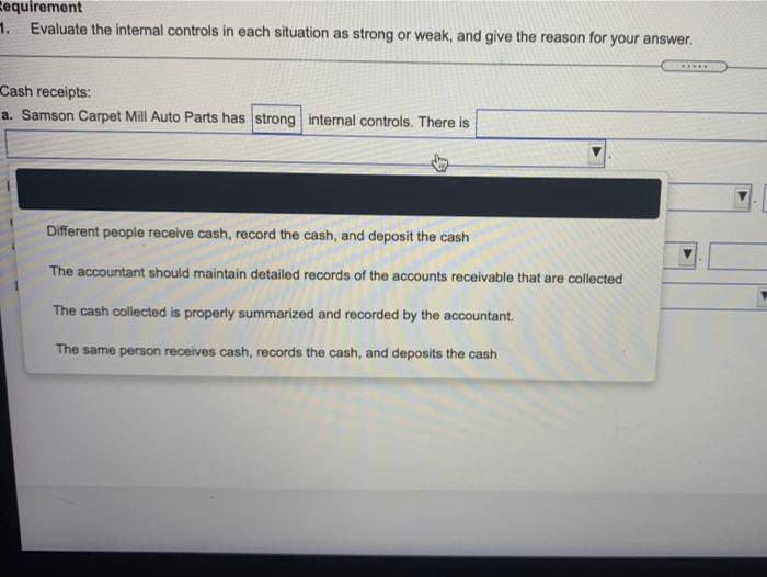 Solved The following situations describe two cash payment | Chegg.com