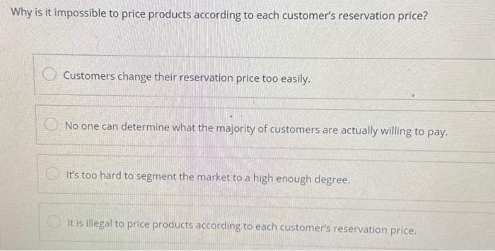 Solved A company wants to increase its prices to improve | Chegg.com
