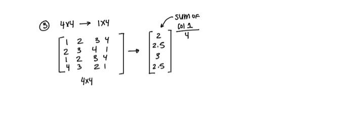 Solved 3. Write a MATLAB function that will take a (4 x 4) | Chegg.com