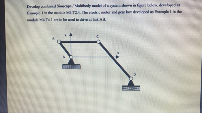 Develop Combined Simscape / Multibody Model Of A | Chegg.com