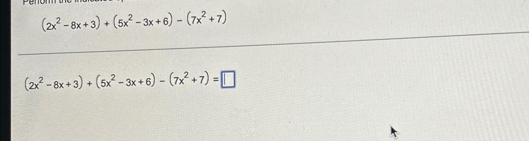 2x 3 8x 2 5x 8 x 2