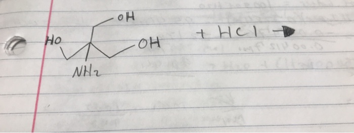 Solved this reaction is between TRIS and HCl. Please explain | Chegg.com