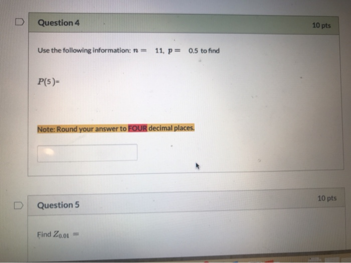 Solved Question 3 10 Pts Consider The Following Data: | Chegg.com