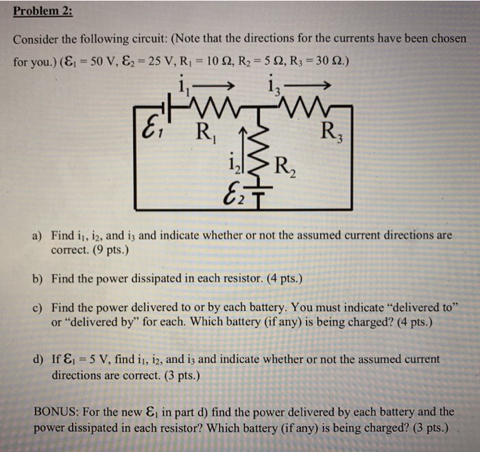 Solved Problem 2: Consider the following circuit: (Note that | Chegg.com