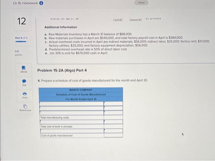 Solved Required Information Problem 15-2A (Algo) Computing | Chegg.com