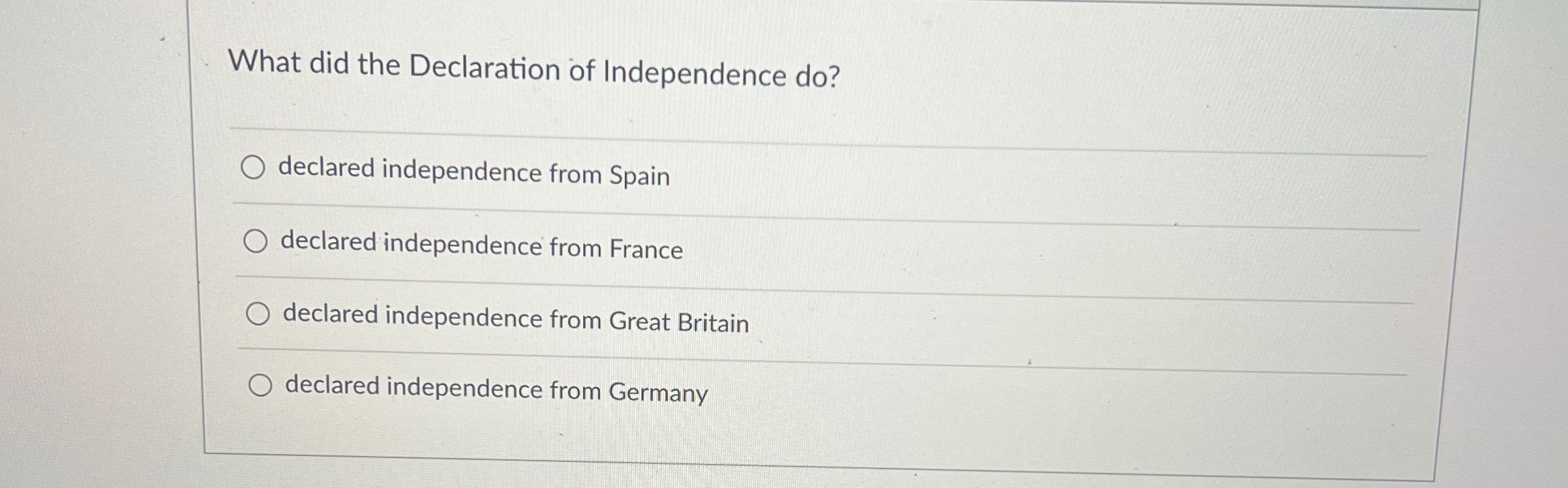 what did the declaration of independence do to help slaves