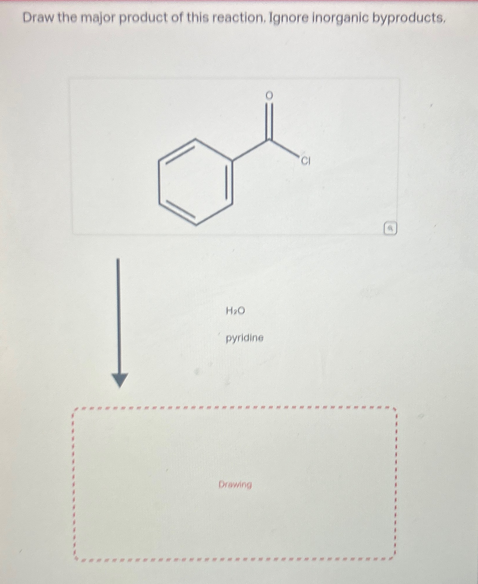 Solved Draw the major product of this reaction. Ignore | Chegg.com