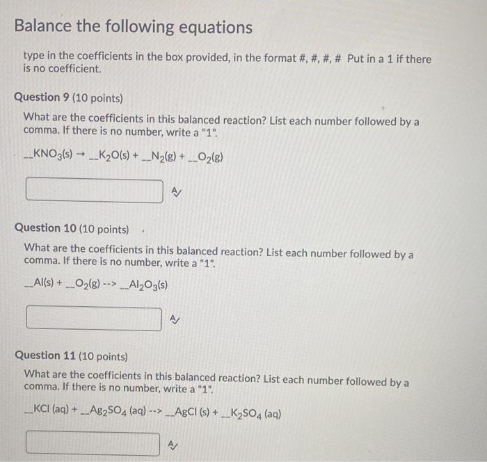 Solved can someone please help me with ALL 11 | Chegg.com