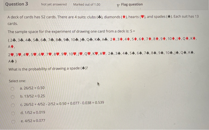 Solved Question 3 Not yet answered Marked out of 1.00 p Flag | Chegg.com