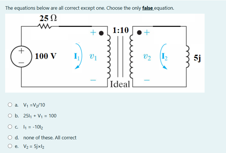 Solved The equations below are all correct except one. | Chegg.com