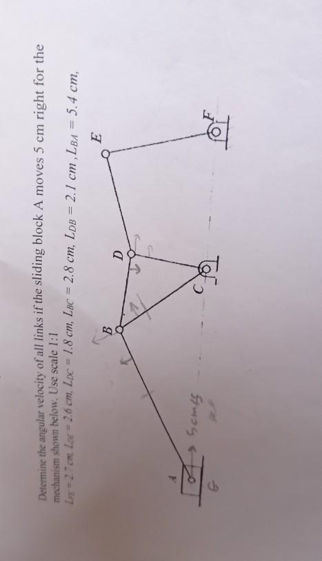 Determine The Angular Velocity Of All Links If The Chegg Com