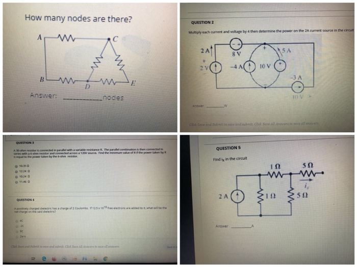 Solved 1. How many nodes are there?2. Multiply each current | Chegg.com