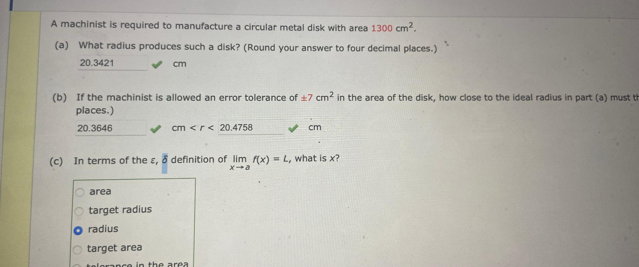 Solved A Machinist Is Required To Manufacture A Circular | Chegg.com