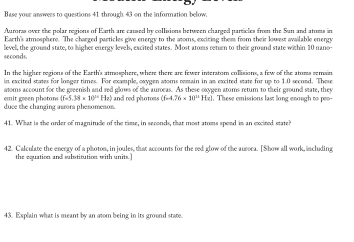 Solved Base your answers to questions a through c on the | Chegg.com