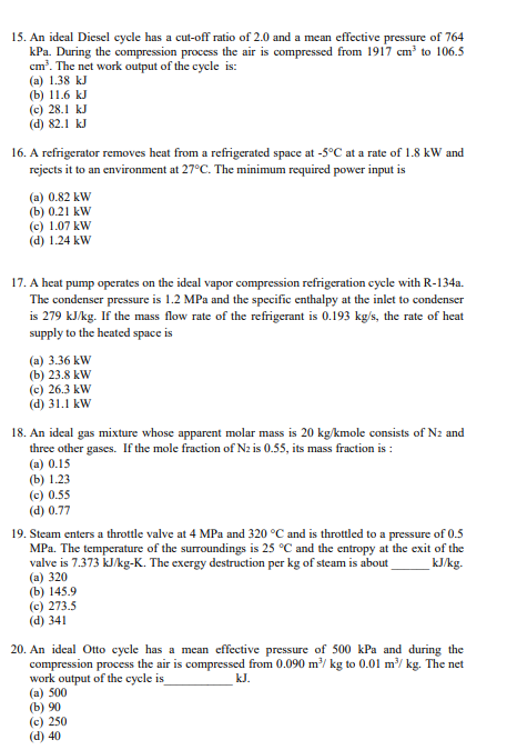 solved-an-ideal-diesel-cycle-has-a-cut-off-ratio-of-2-0-and-chegg