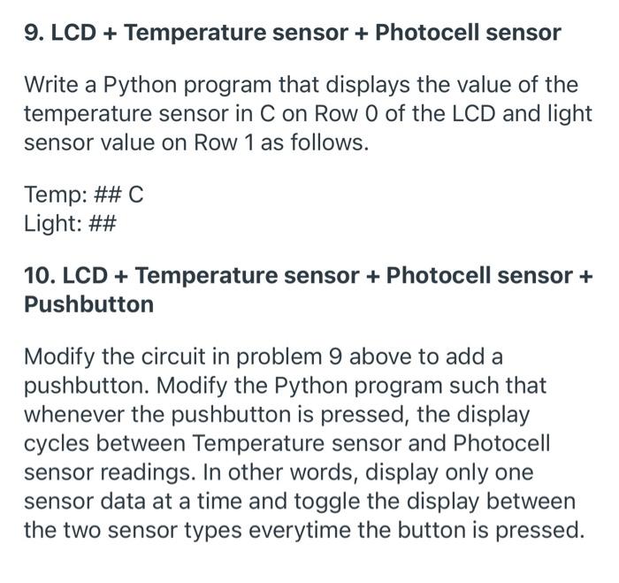 Displaying Temperature Sensor Values on LCD Display