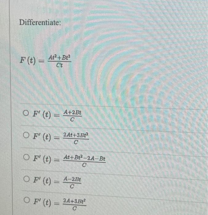 Solved Find the derivative of the function. | Chegg.com