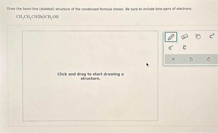 Solved Draw The Bond-line (skeletal) Structure Of The | Chegg.com