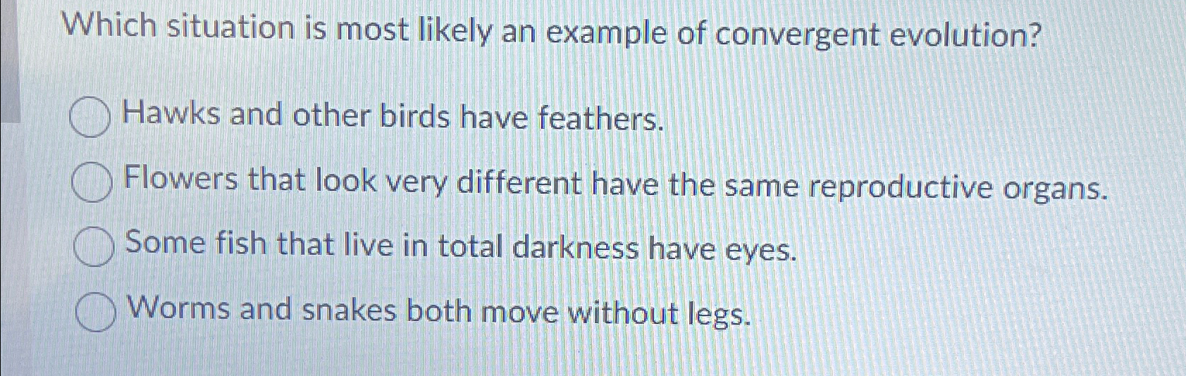 Solved Which situation is most likely an example of | Chegg.com