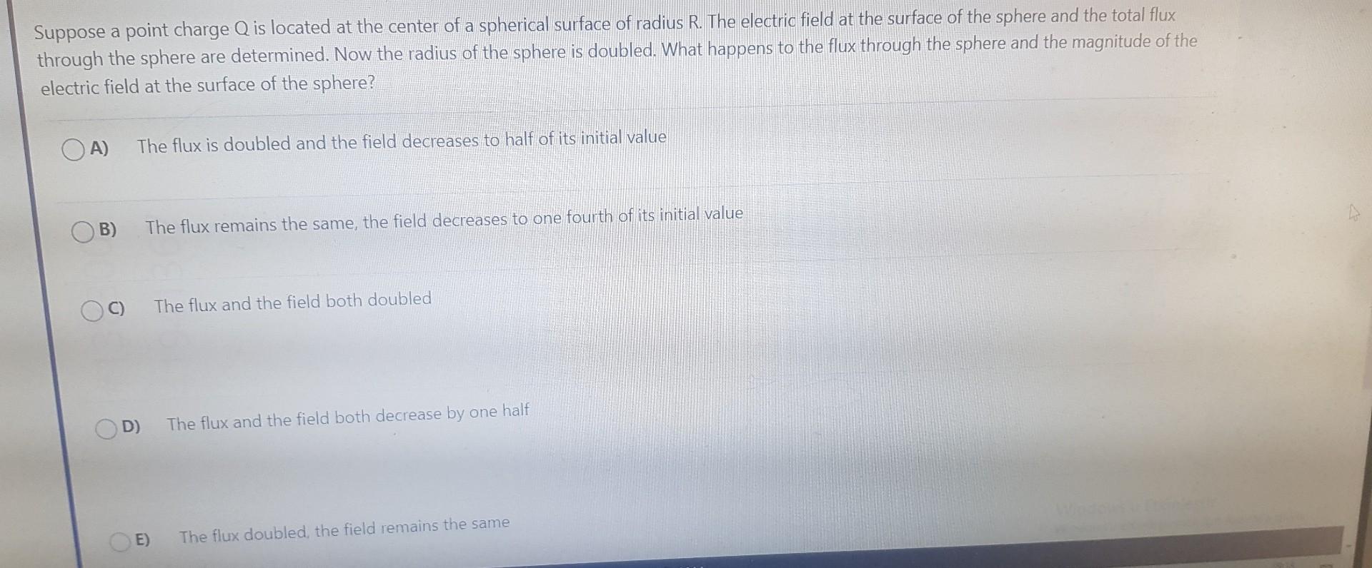 Solved Suppose a point charge Q is located at the center of | Chegg.com