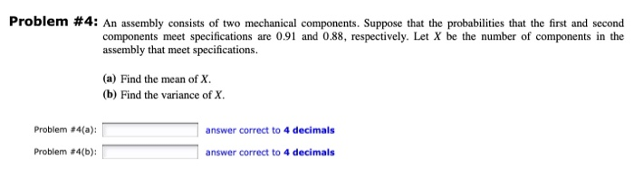 Solved Problem #4: An Assembly Consists Of Two Mechanical | Chegg.com