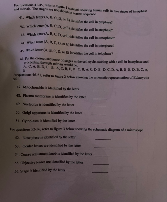 Question 41 Solved For questions 41-45, refer to figure I attached | Chegg.com