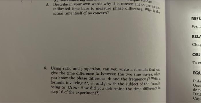 Solved 5. Describe in your own words why it is convenient to | Chegg.com