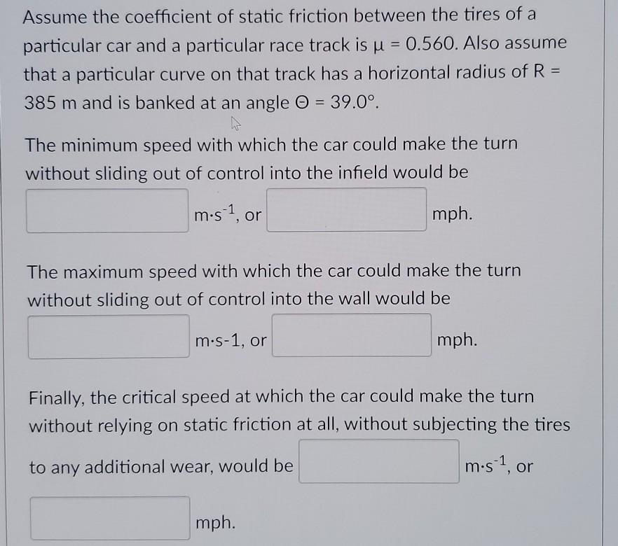 Solved Assume the coefficient of static friction between the | Chegg.com