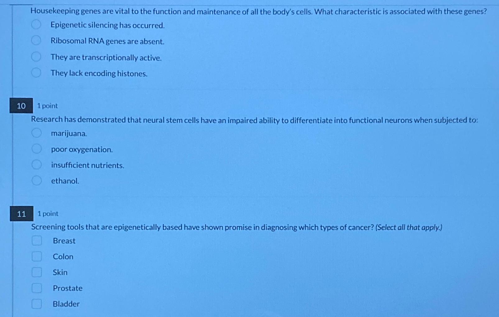 Solved Housekeeping genes are vital to the function and