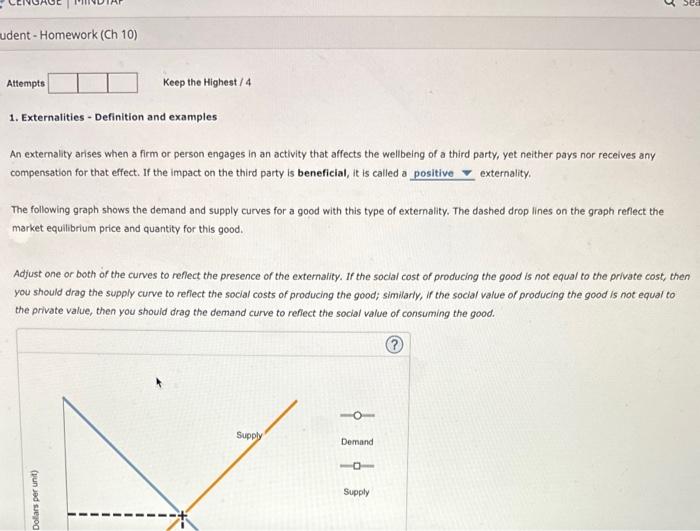1. Externalities - Definition and examples An | Chegg.com