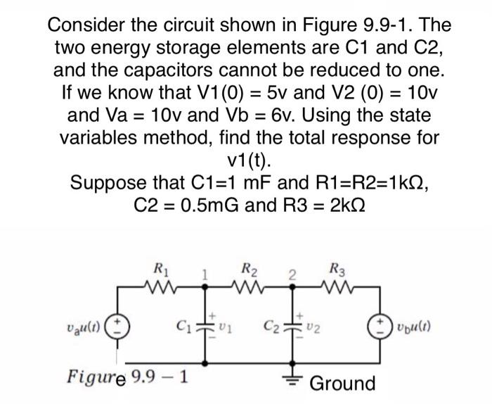 Solved Consider the circuit shown in Figure 9.9-1. The two | Chegg.com