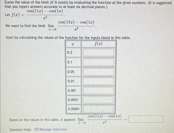 Solved Can someone please help me out with my Calculus | Chegg.com