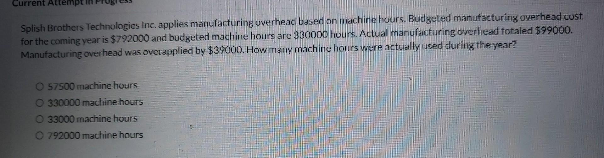 Solved Splish Brothers Technologies Inc. applies