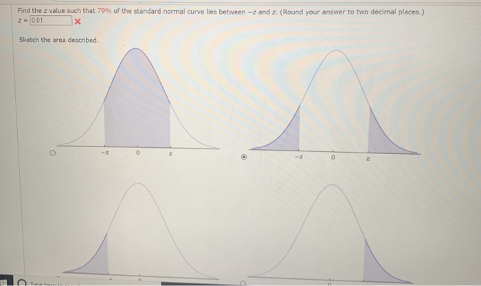 solved-find-the-z-value-such-that-79-of-the-standard-normal-chegg