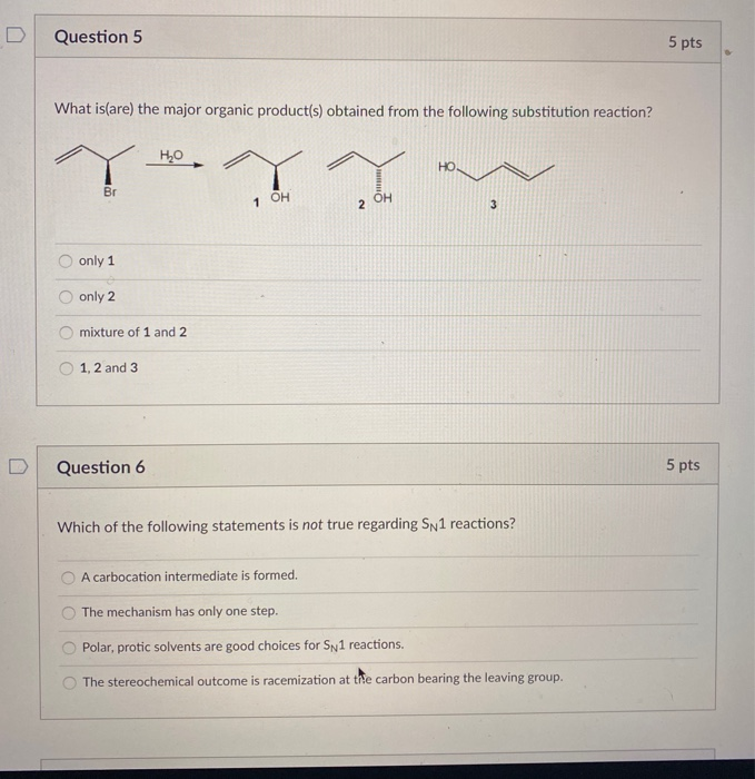 Solved Question 3 5 pts What is the correct order of | Chegg.com