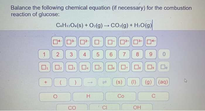 balance the following chemical reaction co2 h2o → c6h12o6 o2