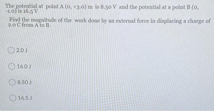 Solved 1. A charge of + 4.0 nC is placed at the point A | Chegg.com