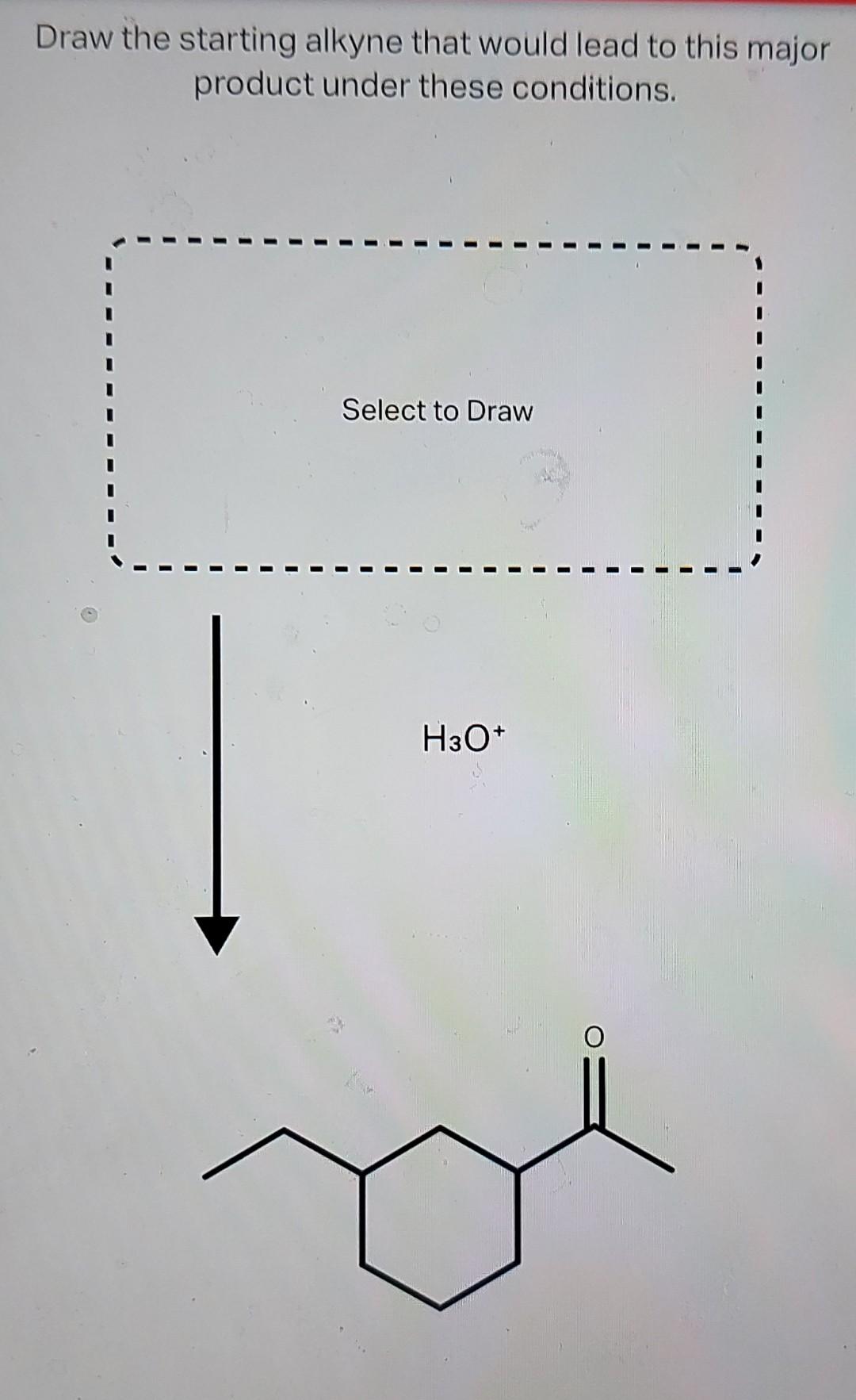 Solved draw the starting alkyne that would lead to this chegg