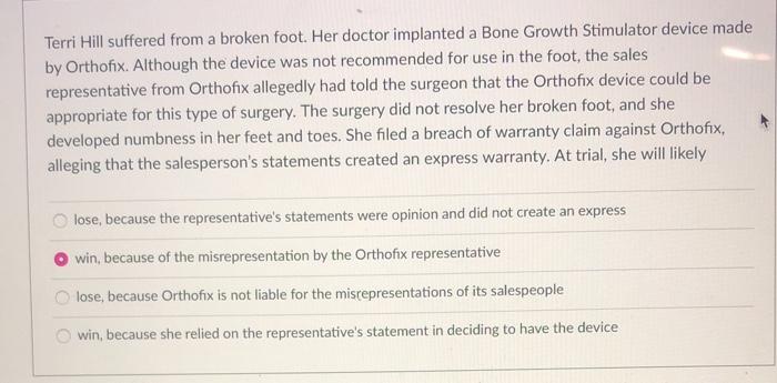 Orthofix Bone Growth Stimulator For Foot