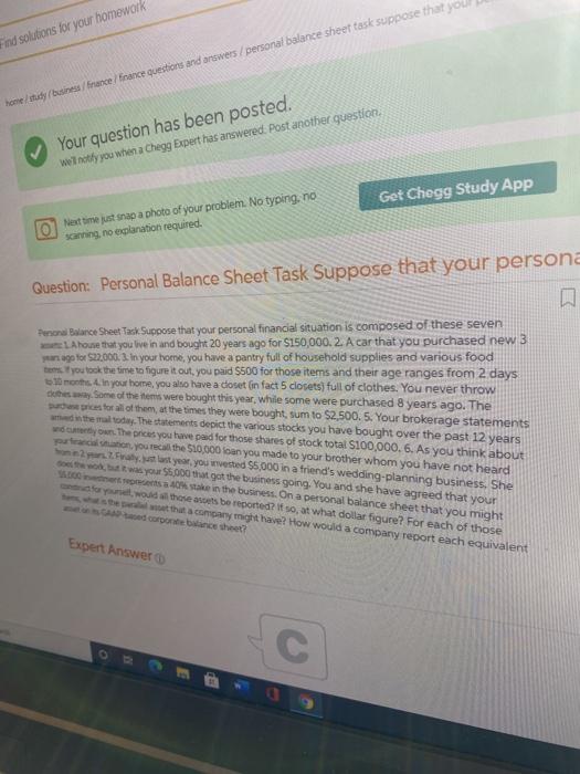 Find solutions for your homework home | Chegg.com